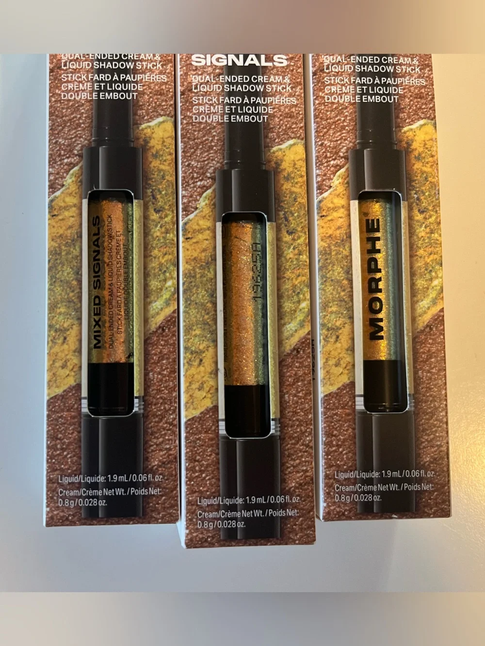 3 New Morphe Mixed Signals Dual Ended Eyeshadow BFF/FWB